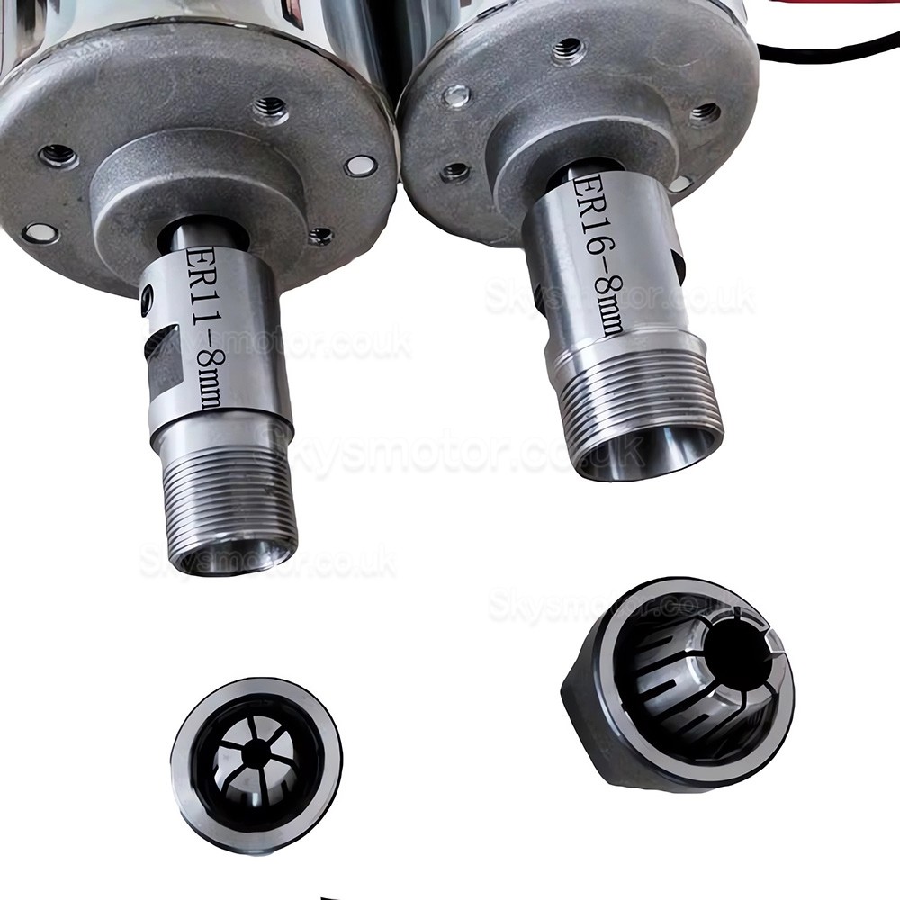 Air Cooled CNC Spindle Motor OSP001714 12V24/V 200W 10000RPM ER11/ ER16 Collet for Small Engraving Machine